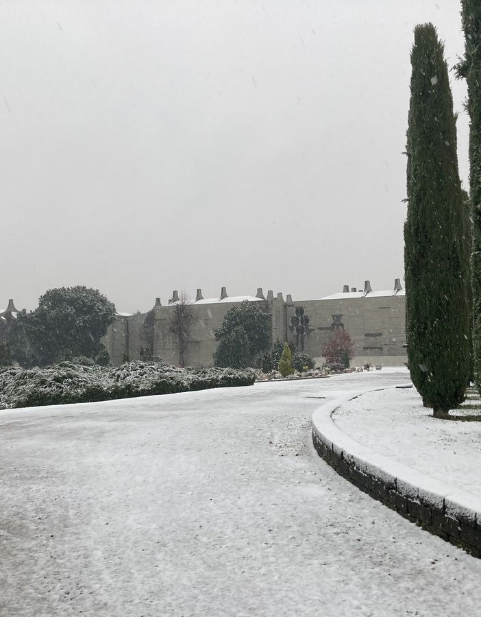 Nel match tra neve e pioggia a Busto, finora vince la seconda. FOTO