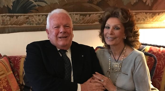 Luciano Cimmino e Sophia Loren