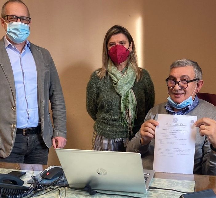 Da sinistra Collauto, Ferrazzano e Cislaghi