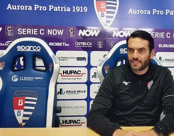 Mister Colombo chiede il coltello tra i denti in vista di Pro Patria-Giana Erminio