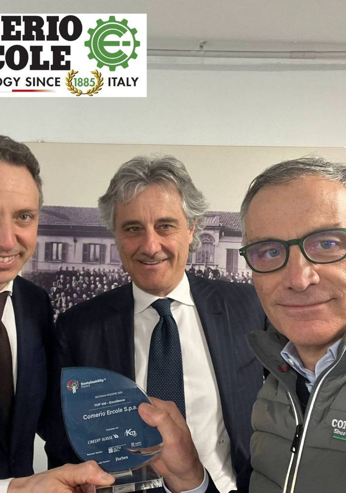 Top 100 Sustainability Award, premio alla Comerio Ercole