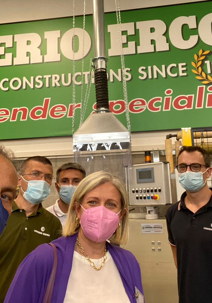 L'inaugurazione con il direttore generale di Confindustria