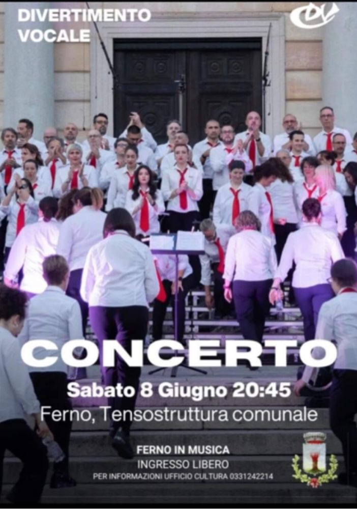 Il Coro Divertimento Vocale inaugura gli eventi estivi della Vela di Ferno