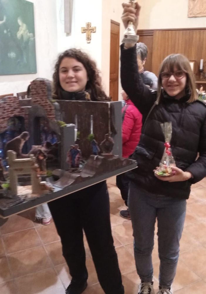 Cascina dei poveri: presepi con statuette di cent’anni fa