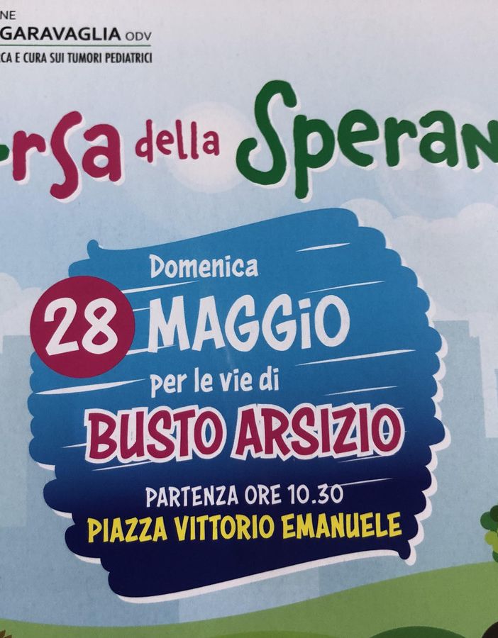 Pronti per i 5 km della speranza per lottare contro i tumori pediatrici