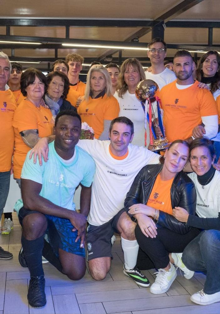 In campo per Cristian e per la solidarietà: «Ti sentiamo nel nostro cuore»