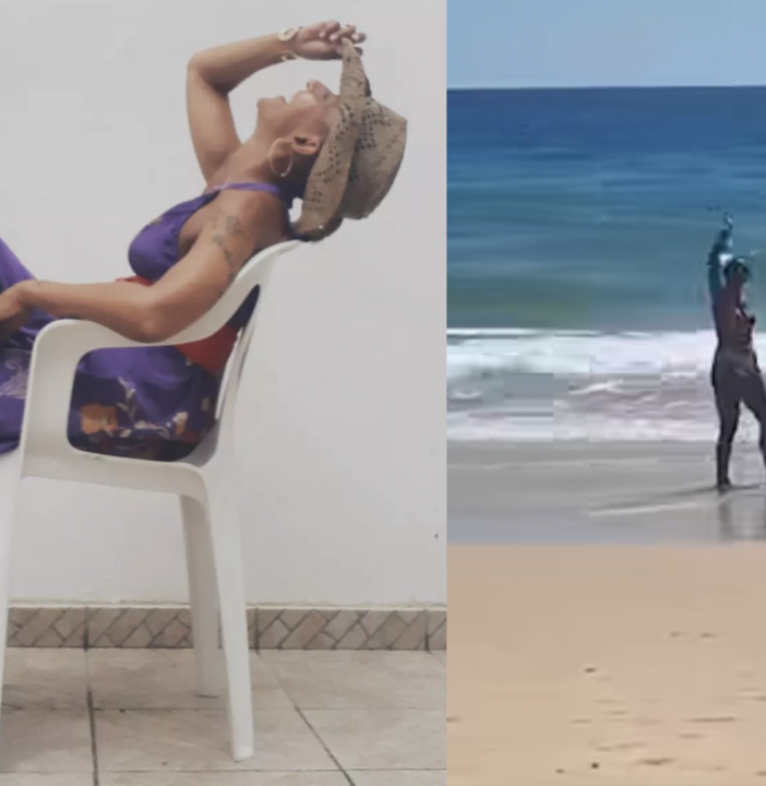 Daniela, una bellissima foto del suo profilo Instagram usata da Emy Bossi, e un'immagine del suo video di saluto