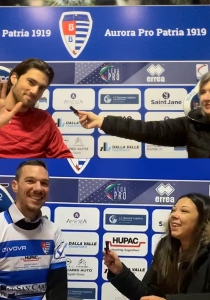 STADIO APERTO. Del Favero: «Pro Patria, sei la mia ripartenza». Castiglioni: «Fiero di indossare la maglia biancoblù»