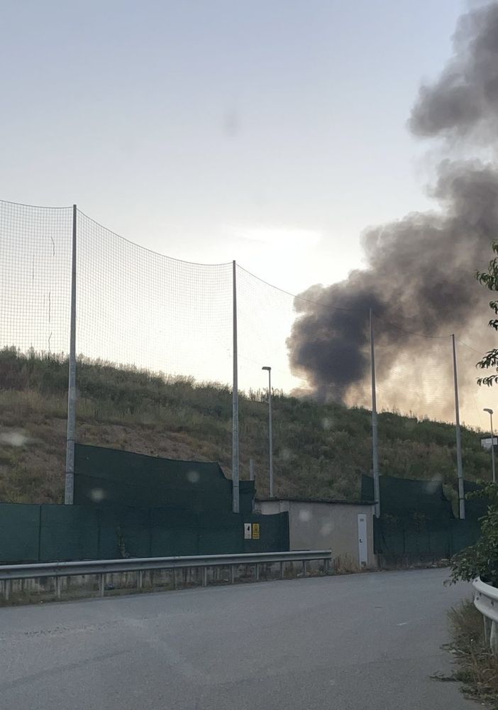 Incendio alla discarica: «Confermata l'assenza di criticità, un sistema che ha funzionato»
