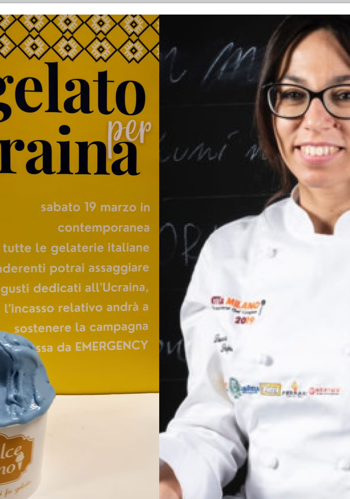 I gusti preparati per l'Ucraina e Lucia Sapia