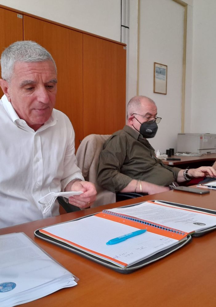 Da sinistra, Luigi Galluppi, Donato Lozito, Carlo Bonicalzi