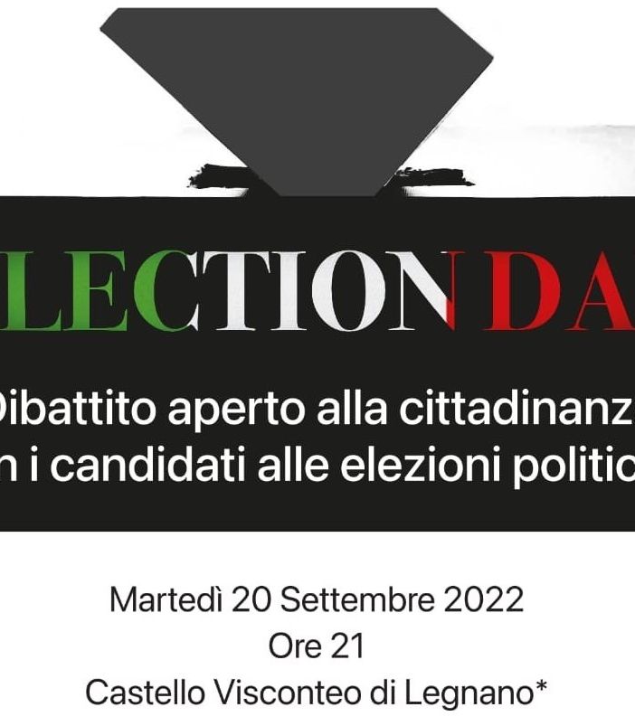 “Election Day”: dibattito tra candidati a Legnano. Organizza Politics Hub