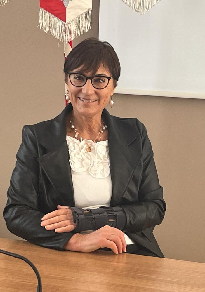 Il sindaco di Marnate Elisabetta Galli