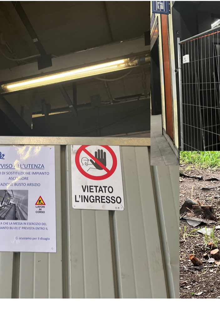 FOTO. Buongiorno tristezza: alla stazione Nord di Busto la primavera è troppo grigia