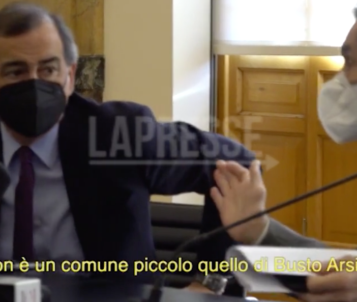 Sala e Fontana in una sequenza del video de La Presse