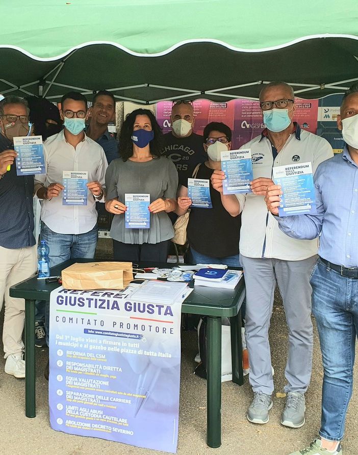 Referendum sulla giustizia: sabato e domenica i gazebo della Lega a Busto