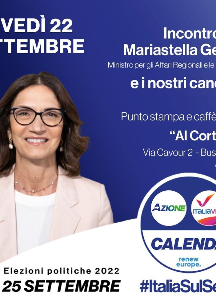 La ministra Gelmini incontra i cittadini a Busto