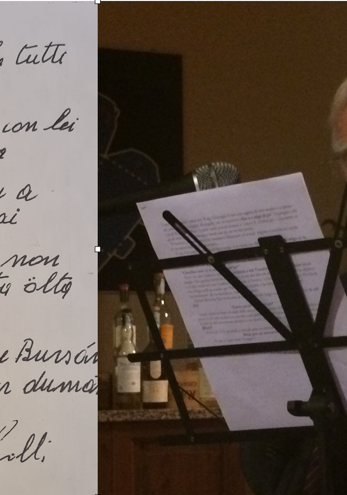 Ginetto Grilli e la poesia da lui scritta per il falò 2022