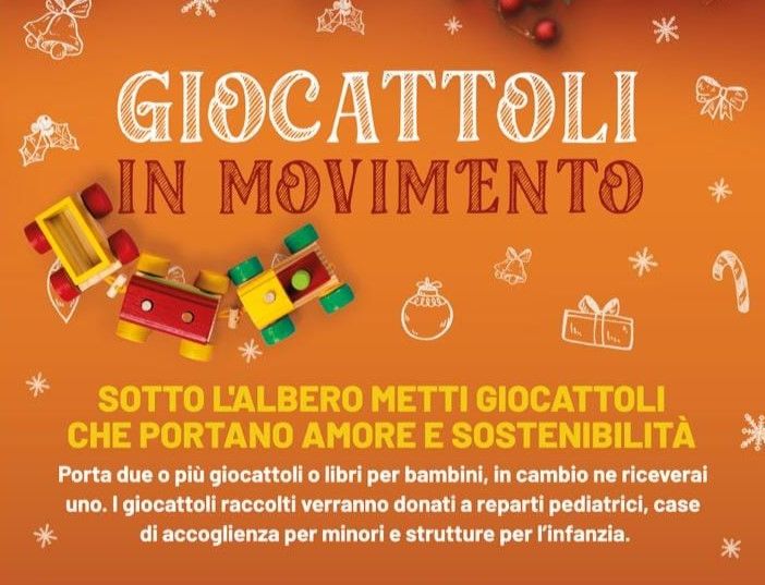 Non usi più un giocattolo? Portalo a un altro bambino