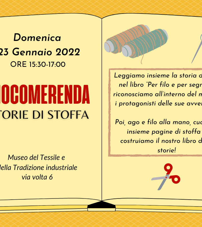 Al Museo del Tessile, la giocomerenda “Storie di stoffa”