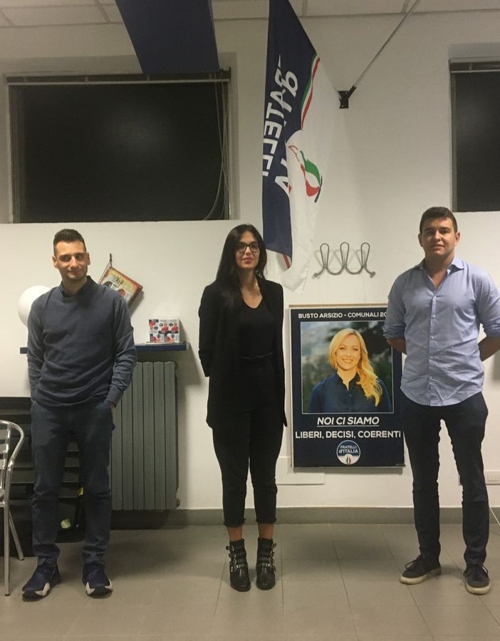Da sinistra Grassi, Fazzari e Folegani nella sede del Circolo