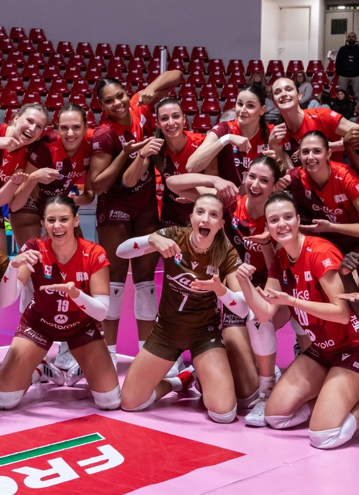 La Uyba vola e batte anche Roma: quinto posto solido e sogno Coppa Italia in casa