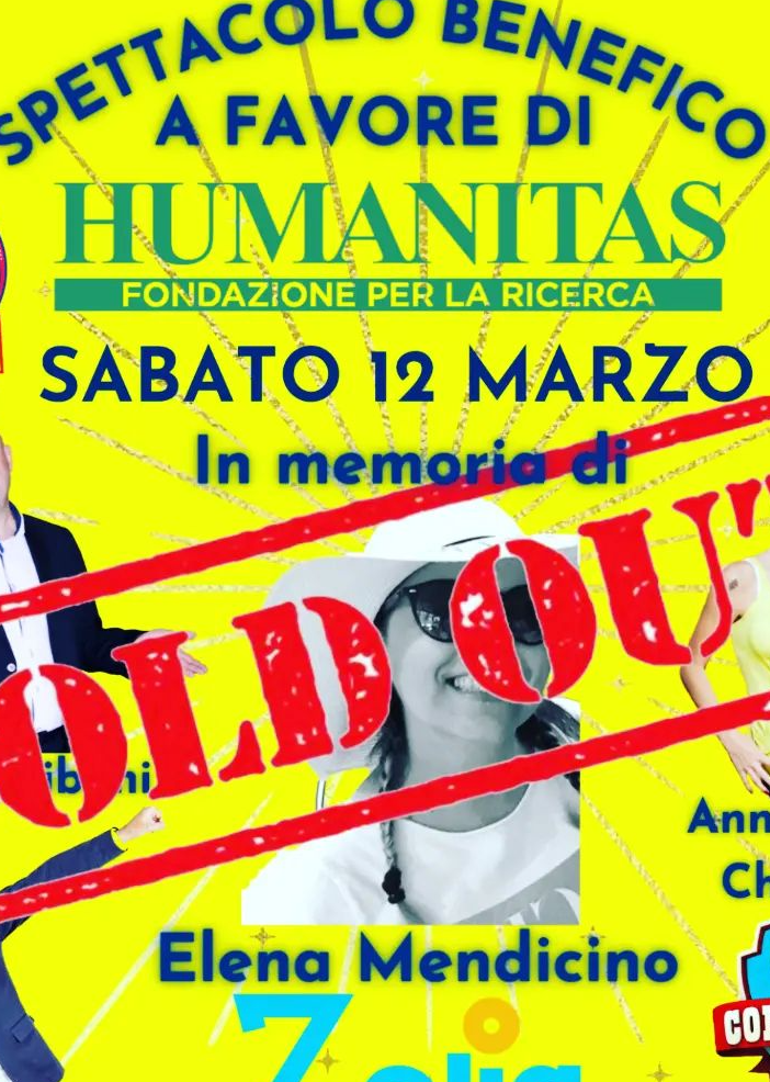 Tutto esaurito in pochi giorni allo spettacolo in memoria di Elena Mendicino
