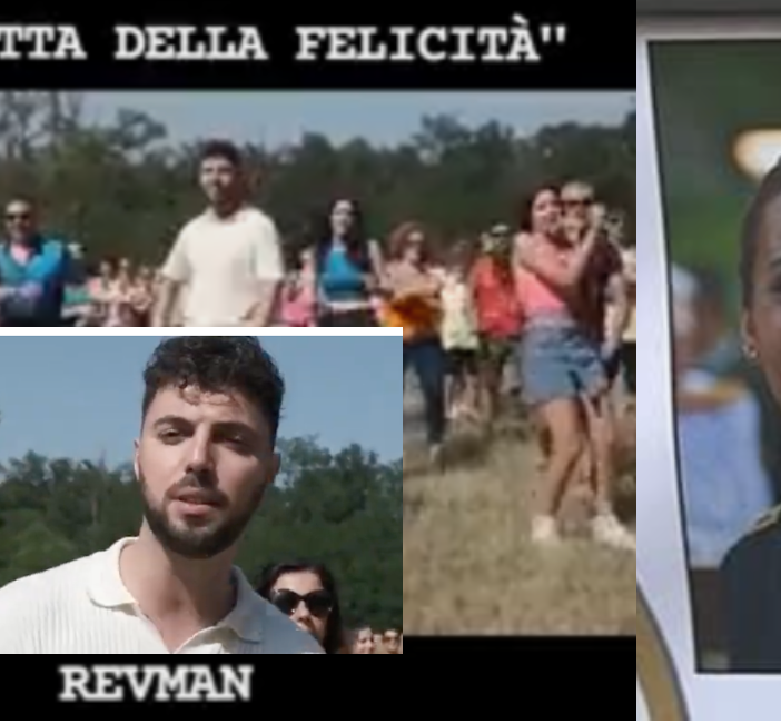 Il flash mob organizzato da Antonella con Revman e il bellissimo sorriso di questa donna, sempre al servizio della comunità e della vita