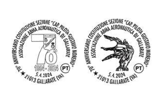 A Gallarate due annulli speciali per celebrare il settantesimo anniversario dell’Aeronautica Militare