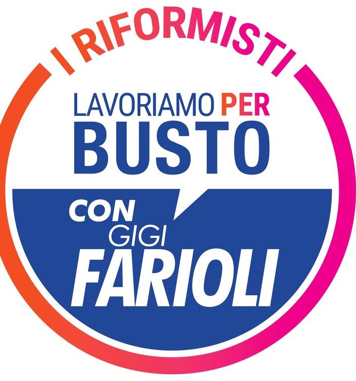 Il simblo de &quot;I riformisti&quot;. A Busto sosterranno la candidatura di Gigi Farioli