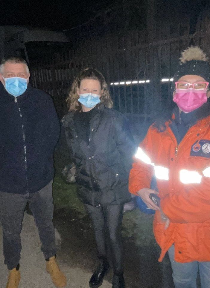 Il sopralluogo del sindaco Puricelli con Scandolara e Bighetti