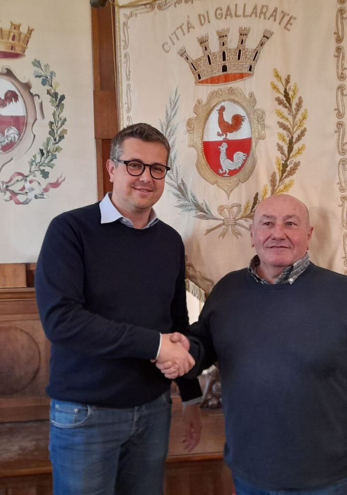 Andrea Cassani con Germano Dall'Igna, nuovo assessore alla Sicurezza