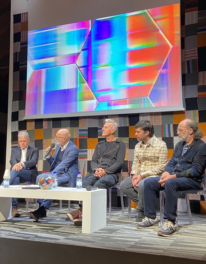 La conferenza stampa dedicata alle Giornate Fai di Primavera. Nelle foto in fondo all'articolo, i luoghi meno noti coinvolti nella manifestazione: la ex ditta Grassi (via Zappellini) e l'ex Macello civico (via Pepe)