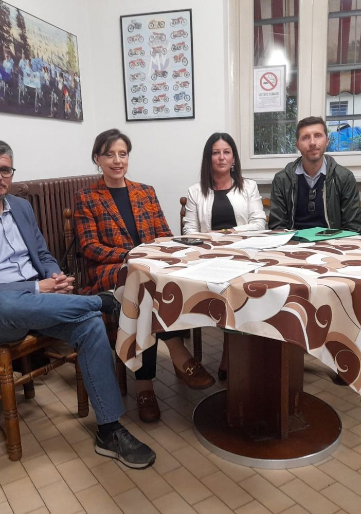 Da sinistra, Giovanni Pignataro, Margherita Silvestrini, Sonia Serati, Massimo Gnocchi e Cesare Coppe