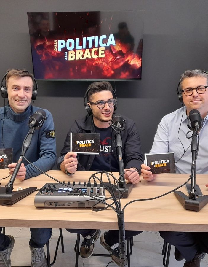 Da sinistra, Edoardo &quot;Dudi&quot; Franchin, Jacopo Failla, Andrea Cassani