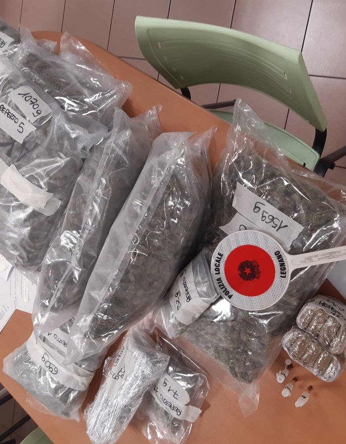 Ancora droga sequestrata dalla polizia locale di Legnano