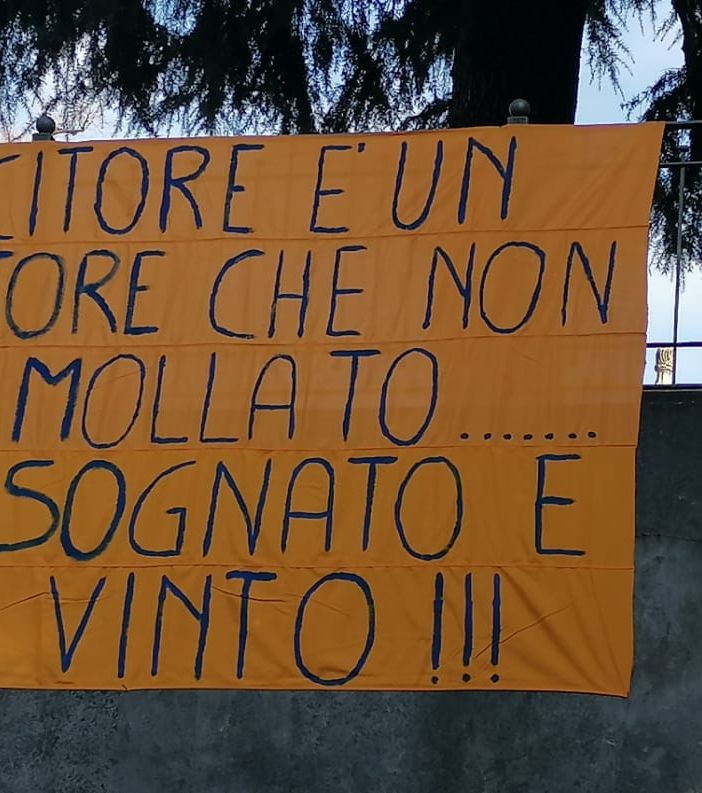 «Un vincitore è un sognatore che non ha mai mollato. Tu hai sognato e tu hai vinto!»