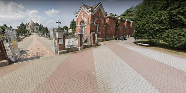 L'ingresso del cimitero monumentale
