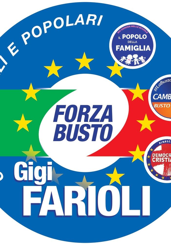 Il logo delle forze che sostengono il progetto dell'ex sindaco, Gigi Farioli, in vista delle prossime elezioni comunali