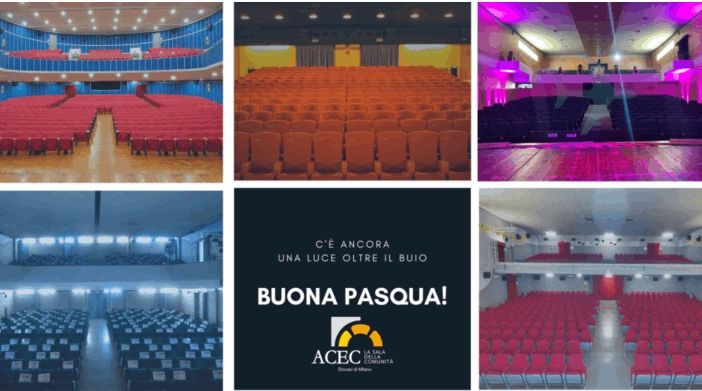 Busto, gli auguri di Pasqua del Lux: «C'è ancora una luce oltre il buio»
