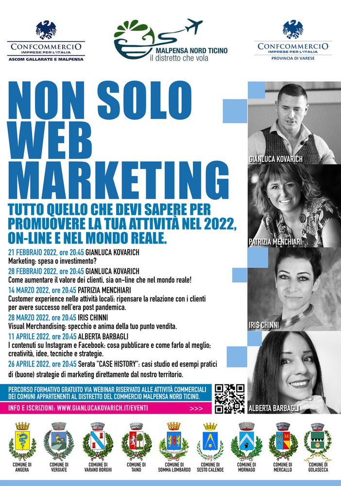 L’online strumento per vendere anche nel mondo reale: il Did Malpensa Nord Ticino accompagna nel percorso di crescita commercianti e professionisti di nove Comuni