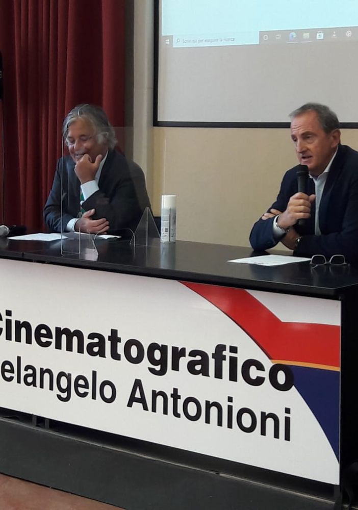 Il presidente del Baff, Alessandro Munari, e il sindaco di Busto, Emanuele Antonelli