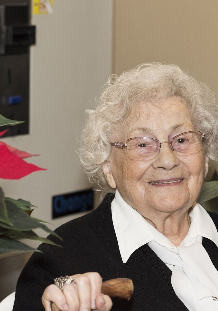 Olga Fiorini, 95 anni e la certezza che carica i suoi ragazzi: «Voi siete numeri uno»