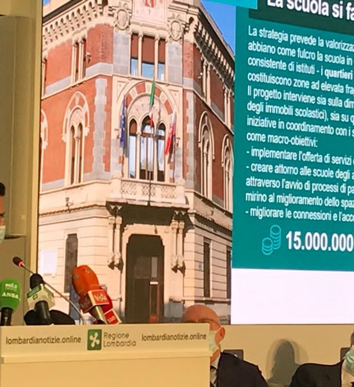 Il sindaco di Legnano Lorenzo Radice in Regione Lombardia