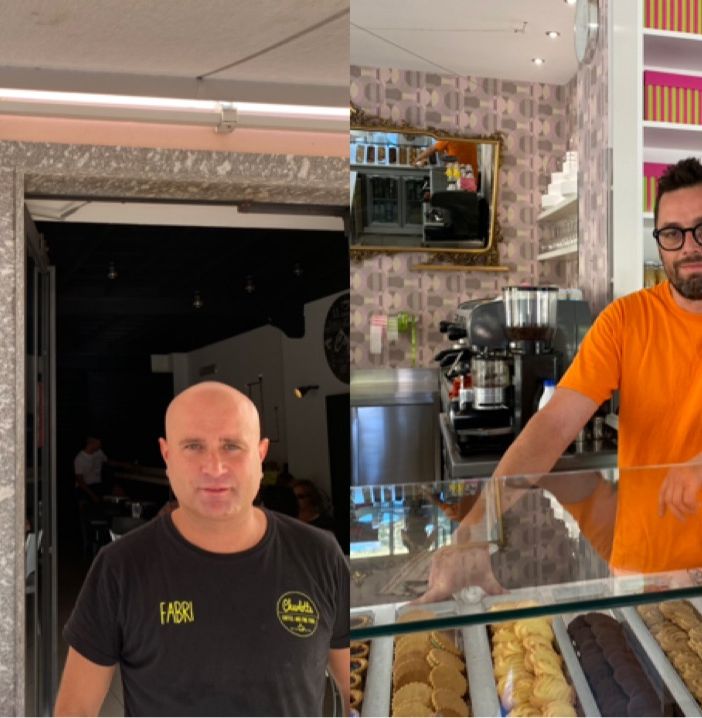 Fabrizio Zucchinali del bar Charlotte e Graziano Bustoletti della pasticceria Bisto