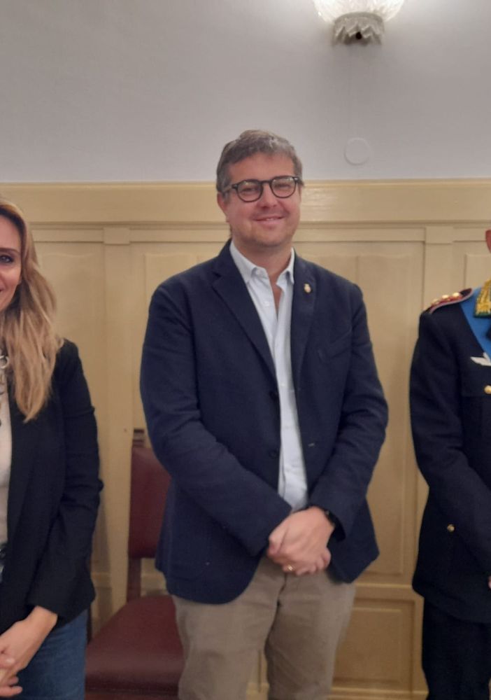 Da sinistra, Francesca Caruso, Andrea Cassani, Aurelio Giannini