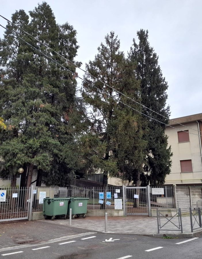 L'ingresso della scuola Rodari
