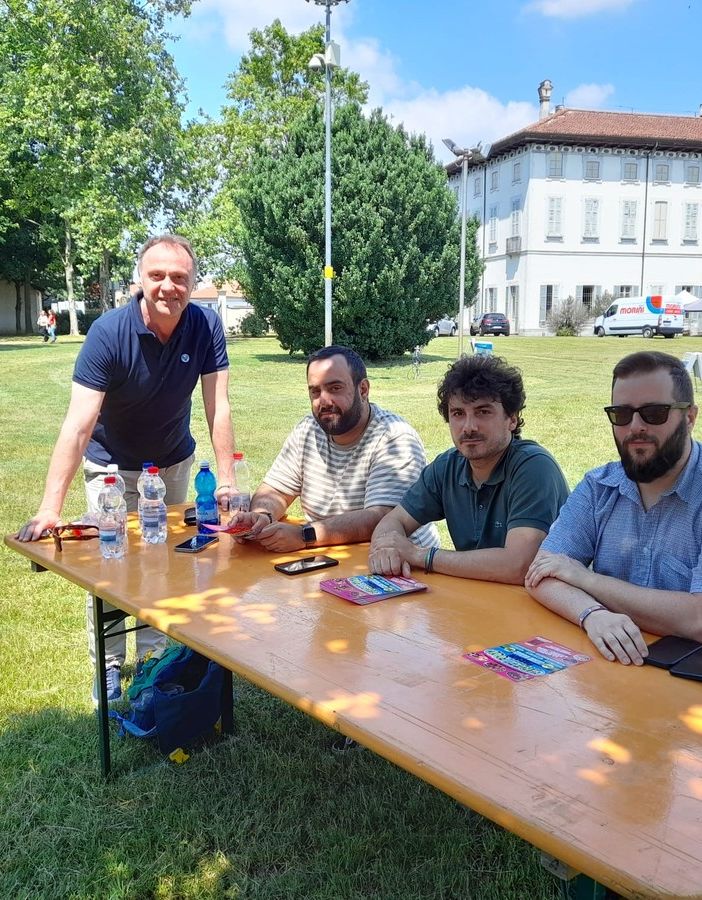 Preparativi in Magana, con Alessandro Passuello, Filippo Coppola, Matia Campanoni, Leonardo Marrone