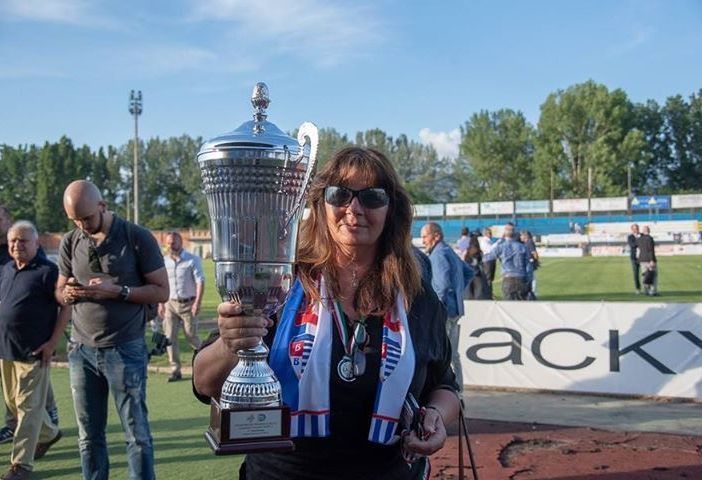 Patrizia Testa, presidente della Pro Patria (foto d'archivio, Giovanni Garavaglia)