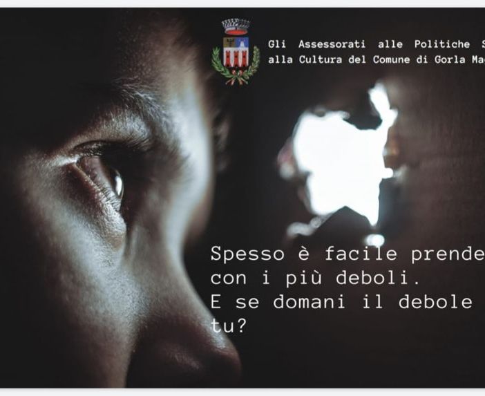 Il manifesto dell'iniziativa a Gorla Maggiore